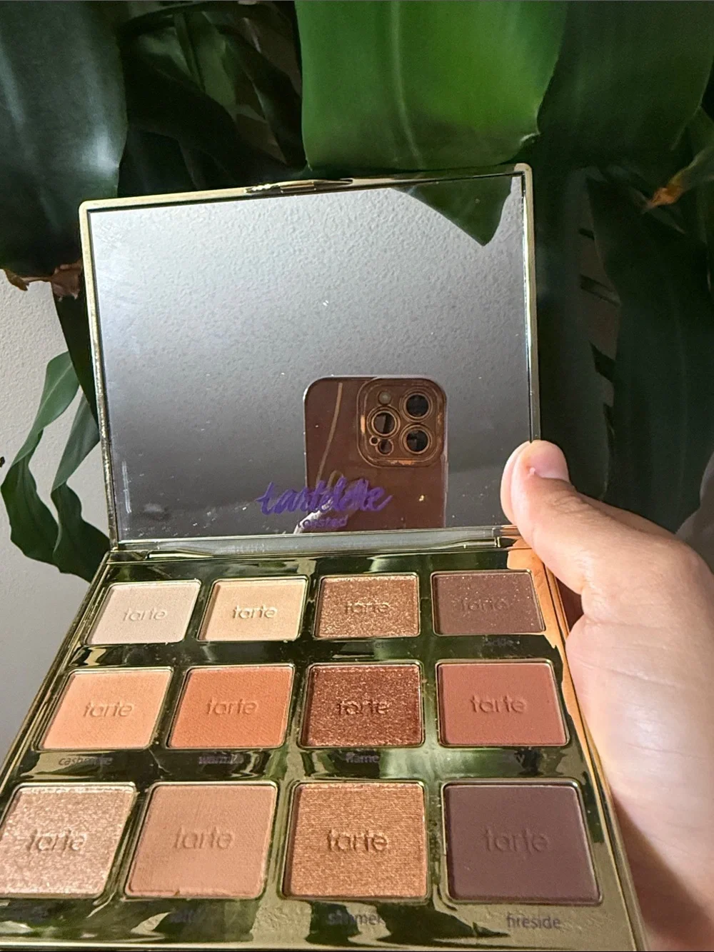 tarte Tartelette Toasted Palette - Red & Black with Gold Logo